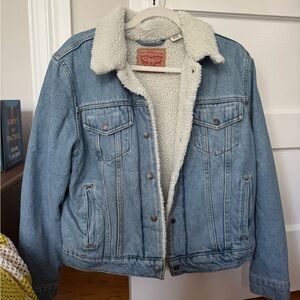 Levi Sherpa Jean Jacket